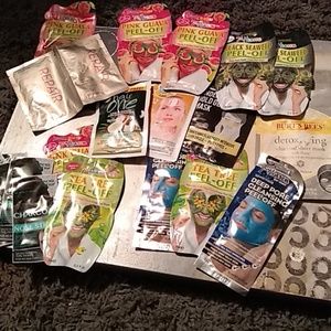 Assorted face mask & hair masks